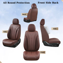 Load image into Gallery viewer, Coverado 5 Seats Full Set Car Seat Covers Front and Back Quality Leather Auto Seat Protectors Universal Fit