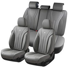 Load image into Gallery viewer, Coverado 5 Seats Full Set Car Seat Covers Front and Back Quality Leather Auto Seat Protectors Universal Fit