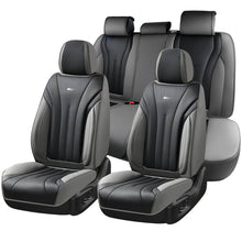 Load image into Gallery viewer, Coverado 5 Seats Full Set Car Seat Covers Front and Back Quality Leather Auto Seat Protectors Universal Fit