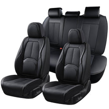 Load image into Gallery viewer, Coverado Auto Seat Covers with Lumbar Support Premium Leather Seat Covers Protector for Cars Universal Fit