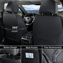 Load image into Gallery viewer, Coverado Auto Seat Covers with Lumbar Support Premium Leather Seat Covers Protector for Cars Universal Fit