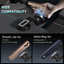 Load image into Gallery viewer, Coverado Car Wireless Charger Magnetic 15W Car Mount Fast Charging Phone Holder for iPhone 16 15 14 13 12