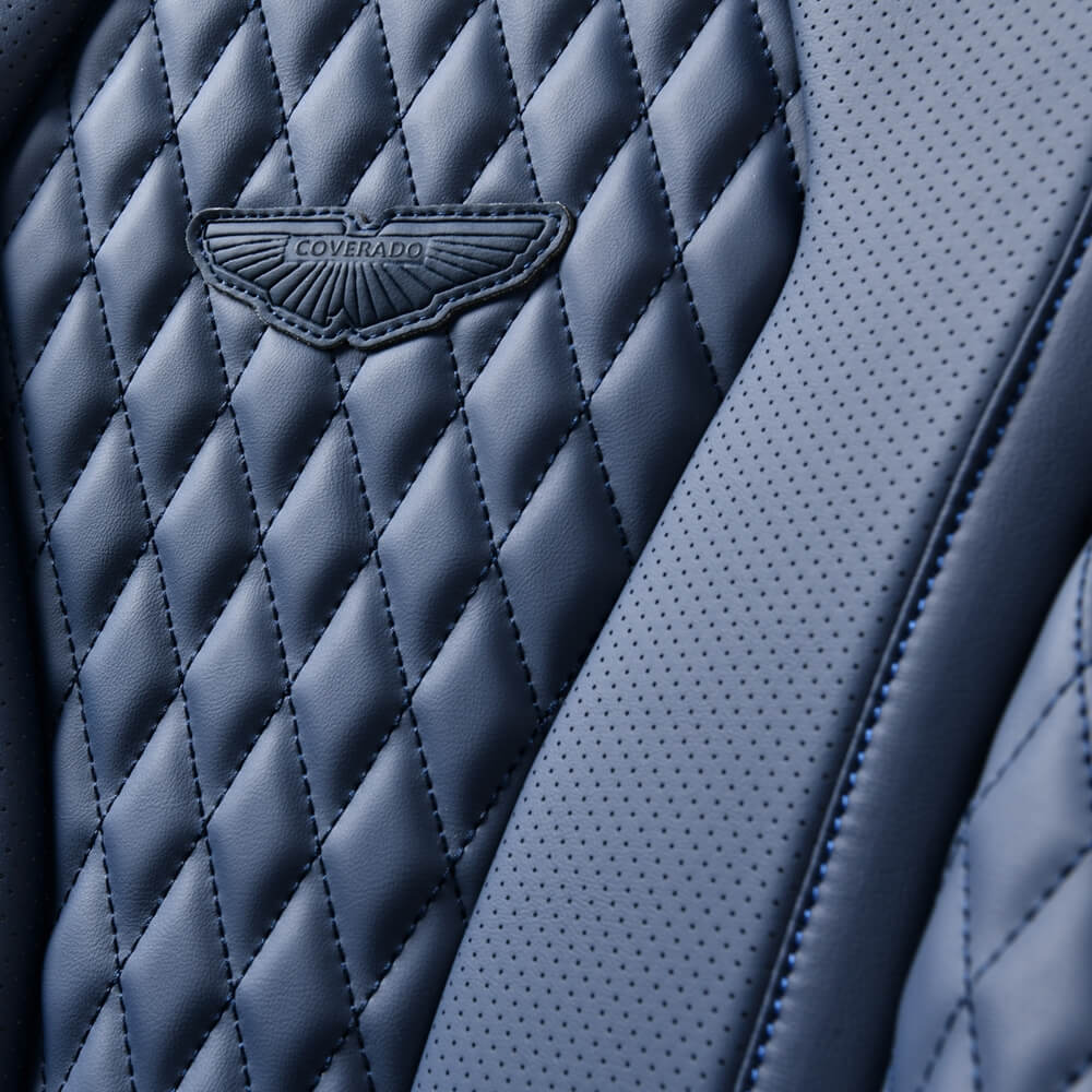 2 Seats Coverado Front Driver Passenger Premium Leather Front Car Seat Covers Water Resistant Luxury Auto Seat Protectors Universal Fit