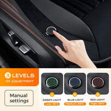 Load image into Gallery viewer, Coverado Car Seat Heater 3-Level Fasting Heated Seat Cushion with Faux Leather & Fabric Material Warm Seat Covers Pad Universal Fit for Winter
