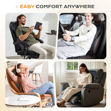 Load image into Gallery viewer, Coverado Car Seat Heater 3-Level Fasting Heated Seat Cushion with Faux Leather & Fabric Material Warm Seat Covers Pad Universal Fit for Winter