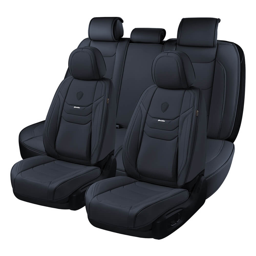 Leatherette Custom Fit Front and Rear Car Seat Covers Compatible with  Hyundai Exter