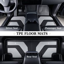 Load image into Gallery viewer, 50% OFF 🔥🔥 Coverado Custom 2021-2024 Tesla Model Y Car Floor Mats Full Set Fit Front Rear Trunk Cargo Liners Auto Tesla Interior Liners