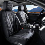 2 Seats Coverado Front Driver Passenger Premium Leather Front Car Seat Covers Water Resistant Luxury Auto Seat Protectors Universal Fit