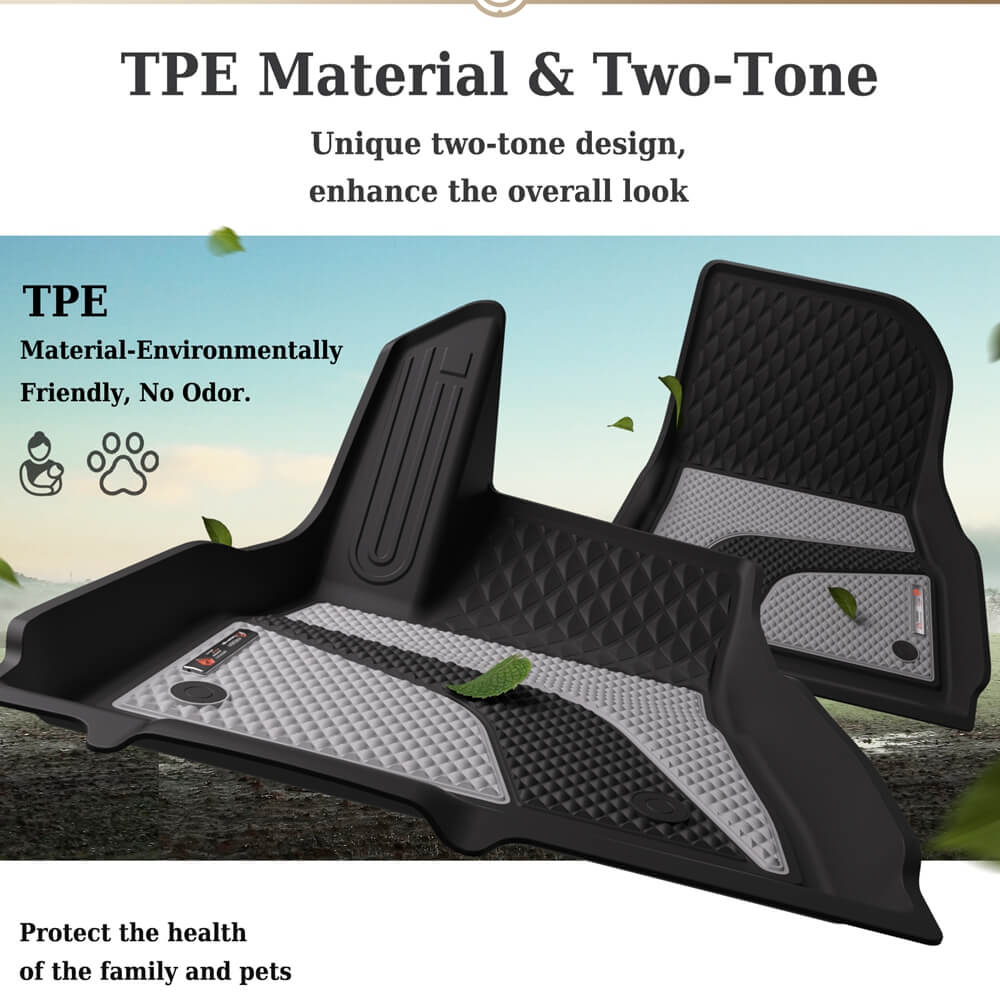 50% OFF 🔥🔥 Coverado Custom 2024 Model 3 Car Floor Mats Auto Tesla Interior Liners Full Set Fit Front Rear Trunk Cargo Liners
