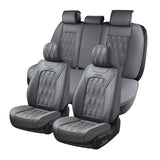 50% OFF🔥🔥 Coverado Auto Seat Covers 5 Seats Full Set for Cars Faux Leather Front and Back Seats Washable Universal Fit