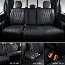 Load image into Gallery viewer, 50% OFF🔥🔥 2015-2023 F150, 2017-2023 F250 F350 Crew Cab Coverado Custom Seat Covers Waterproof Leather Front and Back Full Set
