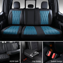 Load image into Gallery viewer, 50% OFF🔥🔥 2015-2023 F150, 2017-2023 F250 F350 Crew Cab Coverado Custom Seat Covers Waterproof Leather Front and Back Full Set
