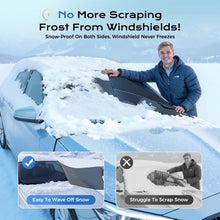 Load image into Gallery viewer, Coverado Car Windshield Snow Ice Cover 600D Oxford Fabric with 5 Layers Protection Heavy Duty Used for Snow Protection Rain and Sun Fit Most SUVs Sedans