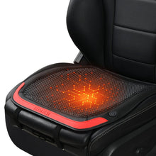 Load image into Gallery viewer, Heated Car Seat Cushion Warmer Seat Heater Universal Fast Heating Pads Driver Passenger for Cold Winter Days Fit all Vehicles