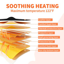 Load image into Gallery viewer, Heated Car Seat Cushion Warmer Seat Heater Universal Fast Heating Pads Driver Passenger for Cold Winter Days Fit all Vehicles