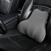 Load image into Gallery viewer, 50% OFF🔥🔥 Coverado Leather Lumbar Back Support Pillow for Cars, Office Chair, Sofa with Detachable Memory Foam Car Back Support Lower Back Pain