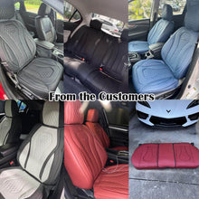 Load image into Gallery viewer, 2 Seats Coverado Front Driver Passenger Premium Leather Front Car Seat Covers Water Resistant Luxury Auto Seat Protectors Universal Fit
