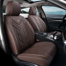 Load image into Gallery viewer, Coverado Quality Leatherette Front and Back Car Seat Covers Universal Fit Seat Protectors