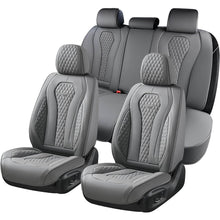 Load image into Gallery viewer, Coverado Front and Back Seat Covers for Cars Premium Leatherette Auto Seat Protectors Water Resistant Universal Fit