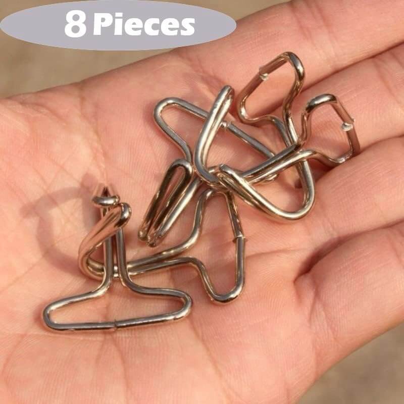 Coverado Seat Covers Installation Accessories 26Pcs Includes 22 Plastic Chucks & 4 Metal Hooks Replacements Accessories Buckle