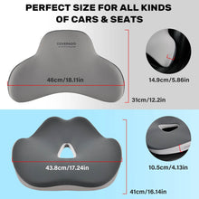 Load image into Gallery viewer, 50% OFF🔥🔥 Coverado Foam Seat Cushion / Lumbar Support Pillow for Car, Office Chair, Sofa