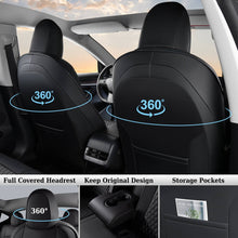 Load image into Gallery viewer, 50% OFF🔥🔥 Fit 2017-2023 Tesla Model 3 Coverado Custom Car Seat Covers Premium Leather Front and Back Auto Seat Protectors
