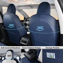 Load image into Gallery viewer, 50% OFF🔥🔥 Fit 2017-2023 Tesla Model 3 Coverado Custom Car Seat Covers Premium Leather Front and Back Auto Seat Protectors