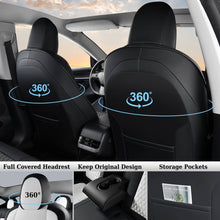Load image into Gallery viewer, 50% OFF🔥🔥 Fit 2017-2023 Tesla Model 3 Coverado Custom Car Seat Covers Premium Leather Front and Back Auto Seat Protectors