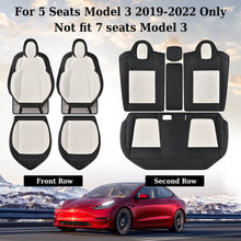 Load image into Gallery viewer, 50% OFF🔥🔥 Fit 2017-2023 Tesla Model 3 Coverado Custom Car Seat Covers Premium Leather Front and Back Auto Seat Protectors