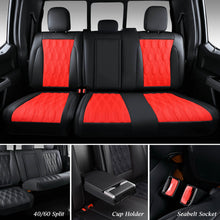 Load image into Gallery viewer, 2015-2023 F150 F250 F350 Crew Cab Coverado Custom Seat Covers Waterproof Leather Front and Back Full Set