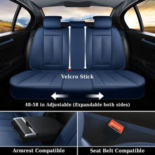 Load image into Gallery viewer, 5 Seats Coverado Car Seat Covers for Cars Front and Rear Full Set with Lumbar Support Premium Leather Waterproof Auto Seat ProtectorsUniversal Fit