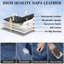 Load image into Gallery viewer, 2 Seats Coverado Front Driver and Passenger Car Seat Covers Premium Leather Auto Seat Protectors Water Resistant Universal Fit