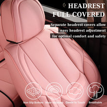 Load image into Gallery viewer, 5 Seats Coverado Car Seat Covers for Cars Front and Rear Full Set with Lumbar Support Premium Leather Waterproof Auto Seat ProtectorsUniversal Fit