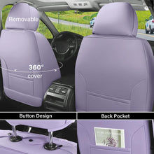 Load image into Gallery viewer, 5 Seats Coverado Car Seat Covers for Cars Front and Rear Full Set with Lumbar Support Premium Leather Waterproof Auto Seat ProtectorsUniversal Fit