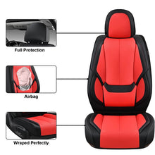 Load image into Gallery viewer, 5 Seats Coverado Car Seat Covers for Cars Front and Rear Full Set with Lumbar Support Premium Leather Waterproof Auto Seat ProtectorsUniversal Fit