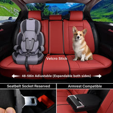 Load image into Gallery viewer, 5 Seats Coverado Car Seat Covers for Cars Front and Rear Full Set with Lumbar Support Premium Leather Waterproof Auto Seat ProtectorsUniversal Fit