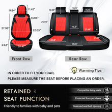 Load image into Gallery viewer, 50% OFF🔥🔥 Coverado Auto Seat Covers 5 Seats Full Set for Cars Faux Leather Front and Back Seats Washable Universal Fit