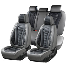 Load image into Gallery viewer, Coverado Front and Back Seat Covers for Cars Premium Leatherette Auto Seat Protectors Water Resistant Universal Fit