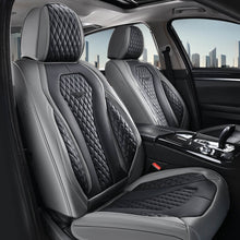 Load image into Gallery viewer, Coverado Front and Back Seat Covers for Cars Premium Leatherette Auto Seat Protectors Water Resistant Universal Fit