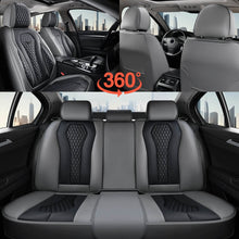 Load image into Gallery viewer, Coverado Front and Back Seat Covers for Cars Premium Leatherette Auto Seat Protectors Water Resistant Universal Fit