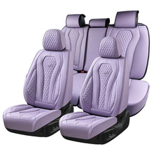 Load image into Gallery viewer, Coverado Front and Back Seat Covers for Cars Premium Leatherette Auto Seat Protectors Water Resistant Universal Fit
