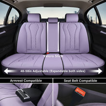 Load image into Gallery viewer, Coverado Front and Back Seat Covers for Cars Premium Leatherette Auto Seat Protectors Water Resistant Universal Fit