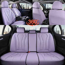 Load image into Gallery viewer, Coverado Front and Back Seat Covers for Cars Premium Leatherette Auto Seat Protectors Water Resistant Universal Fit