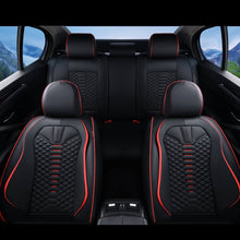 Load image into Gallery viewer, 5 Seats Coverado Car Leather Seat Covers Fashion Front and Rear Leatherette Full Set Water Resistant Universal Fit