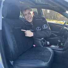 Load image into Gallery viewer, Coverado Fashion Velvet Car Seat Covers Front and Back Auto Seat Protectors Universal Fit