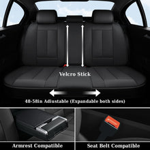 Load image into Gallery viewer, Coverado Front and Back Leatherette Car Seat Covers Water Resistant Seat Protectors Universal Fit