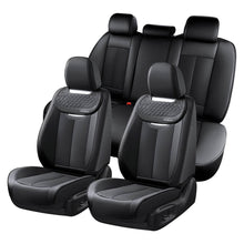 Load image into Gallery viewer, Coverado Front and Back Leatherette Car Seat Covers Water Resistant Seat Protectors Universal Fit