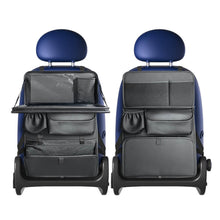 Load image into Gallery viewer, Coverado Nappa Leather Car Backseat Hanging Pockets Foldable Storage Bag Large Capacity Multipurpose Car Organizer, 1 piece/ 2 pieces