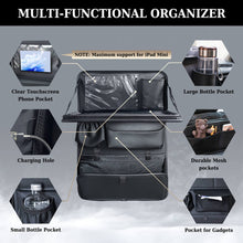 Load image into Gallery viewer, Coverado Nappa Leather Car Backseat Hanging Pockets Foldable Storage Bag Large Capacity Multipurpose Car Organizer, 1 piece/ 2 pieces