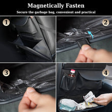 Load image into Gallery viewer, Coverado Nappa Leather Car Backseat Hanging Pockets Foldable Storage Bag Large Capacity Multipurpose Car Organizer, 1 piece/ 2 pieces